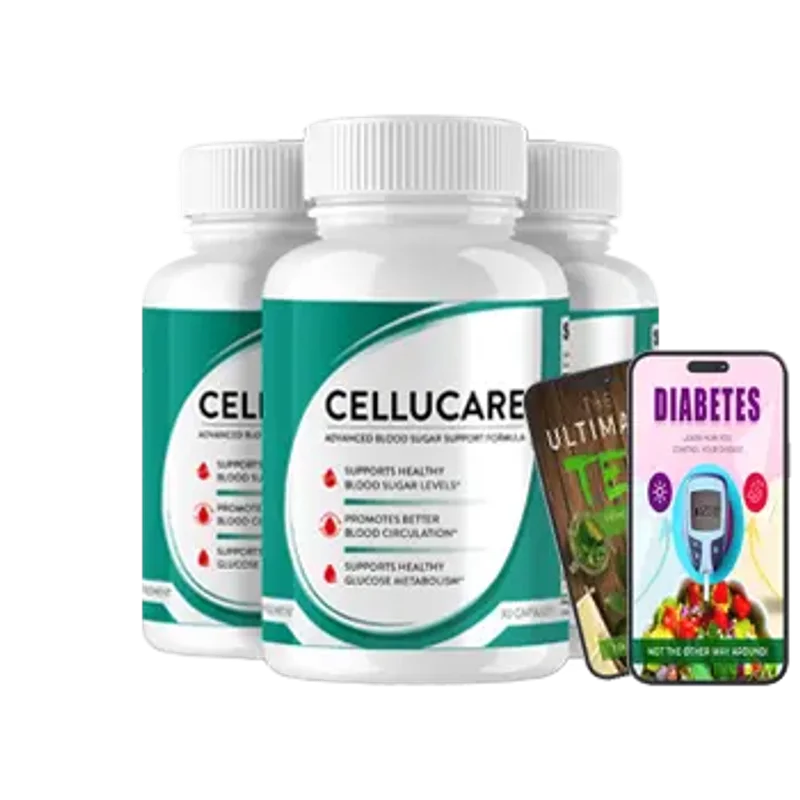 CelluCare Natural Blood Sugar Formula — Front Label