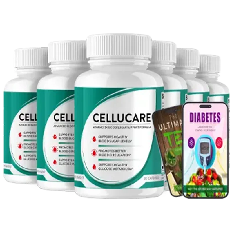 CelluCare Natural Blood Sugar Formula — Front Label